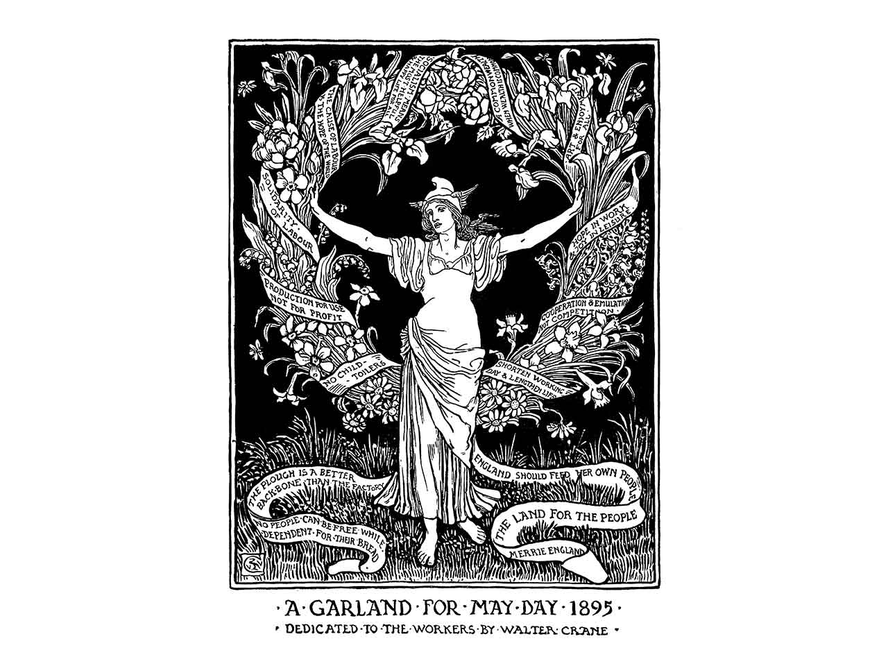 CRANE a garland for mayday 1895