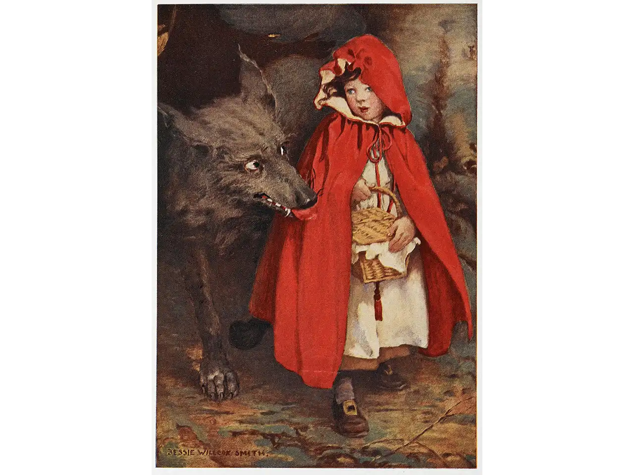 By Jessie Willcox Smith (1863 – 1935) - https://socialistreadinggroup.wordpress.com/2018/07/08/little-red-cap-and-brier-rose/, Public Domain, https://commons.wikimedia.org/w/index.php?curid=17837440